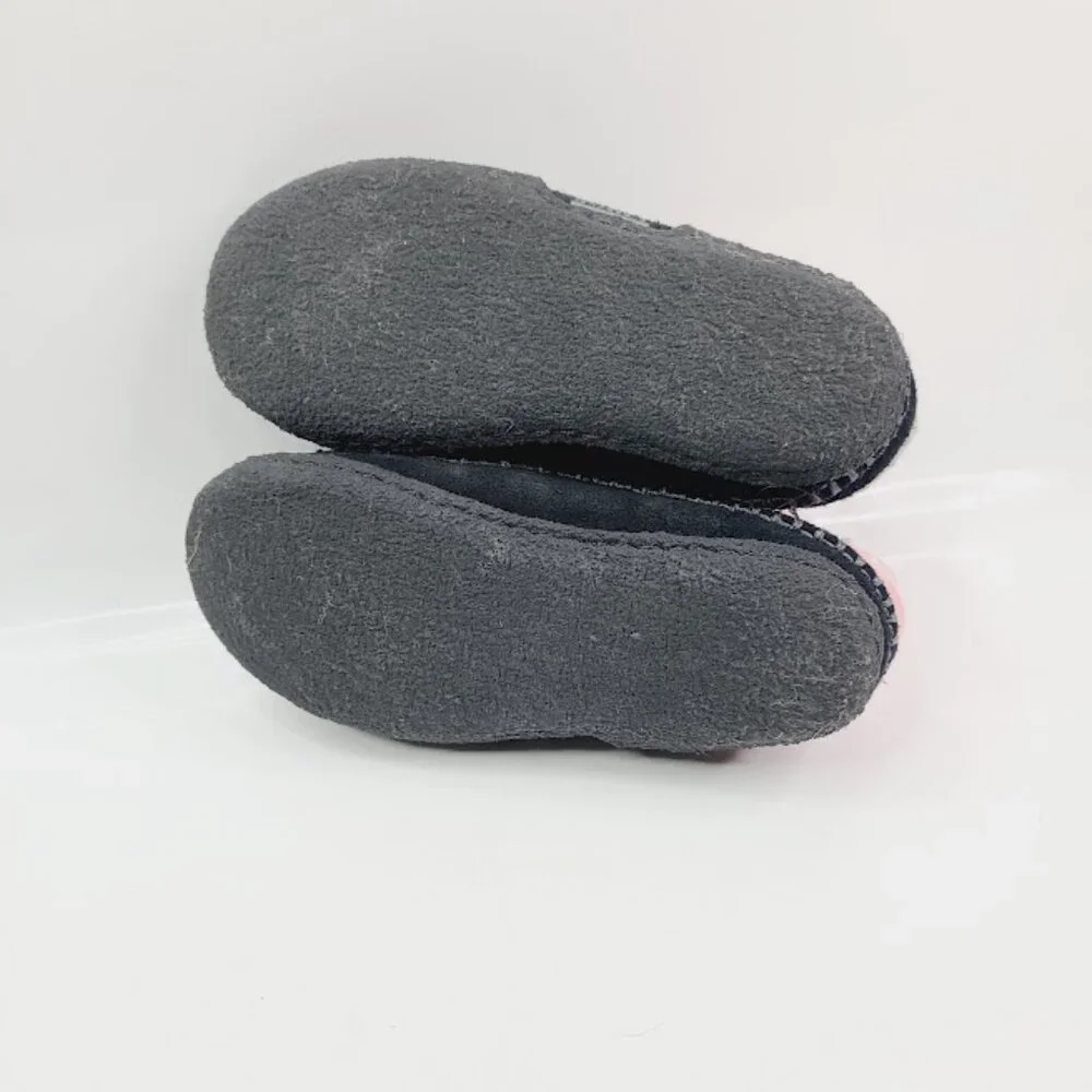 Sorel Girl's Black Falcon Ridge NY1801-010 Fur Winter Slipper Size US‎ 1